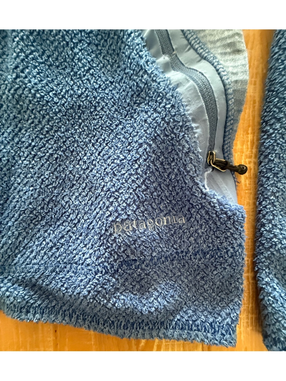 Vintage PATAGONIA R2 Womens Full Zip POLARTEC FLEECE JACKET Size S Blue - Picture 2 of 7